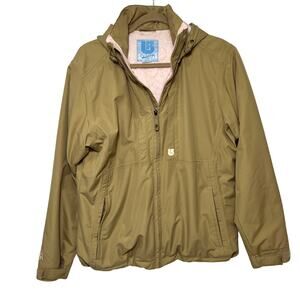 Burton Ski/Snowboard Winter Lightweight Hooded Coat Women’s Size Medium Tan